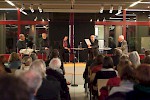 Dichtung und Wirklichkeit I – Lesung mit Michael Krüger (Moderation), Heinrich Detering (Moderation), Pia Tafdrup, Adam Zagajewski und Jürgen Becker © Philipp Böll