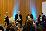 Tagungsraum Seminargebäude der Uni Köln, Peter Strohschneider, Axel Freimuth, Günter Bamberger, Volker Stollorz